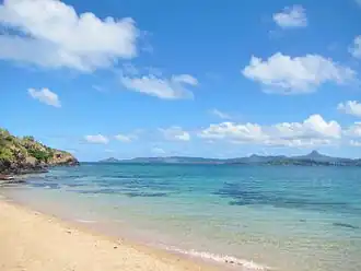 Vue sur le sud depuis l'îlot Bandrele.
