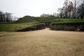 Vue de l'entrée du fort.