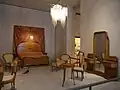 La salle du musée des Beaux-Arts de Lyon présentant la chambre de Madame Guimard.