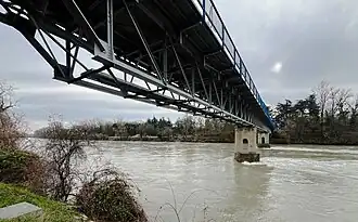 Le pont en janvier 2024.