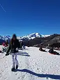 Panorama de la piste de luge.