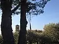 Vue extérieure de l'abbaye.