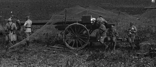 Canon de 155 L modèle 1918 Schneider (Armée française, 1931).