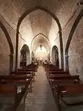 Vue de la nef de l'église.