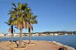  Vue sur la corniche de Tamaris, depuis les Sablettes