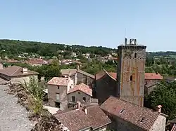 La tour de l'Horloge avant restauration.