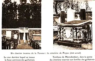 Vues du cimetière de Picpus (début XXe siècle)