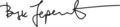 Signature de Vuk Jeremić