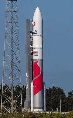 Le lanceur Vulcan peu avant son premier vol.