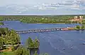 Vue d'une partie nord de la baie de Vyborg.