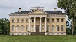 Château (de) du parc de Wörlitz (de), construit de 1769 à 1773 par Léopold III d'Anhalt-Dessau