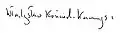 Signature de