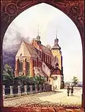 La cathédrale en 1842.