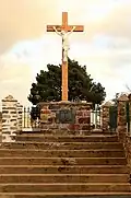 Croix du cimetière, la Chapelle-Heulin.