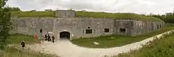 Panoramique de la façade sud-ouest.