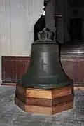 Cloche Armand Jean, descendue, en 1955, après 323&nbsp;ans de service.