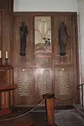 Triptyque en mémoire des prêtres réfractaires déportés  (pan droit).