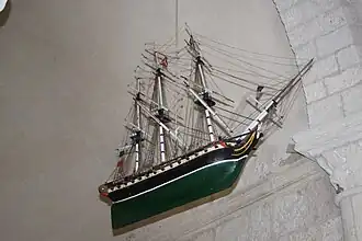 Frégate ex-voto.