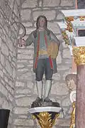 Saint Ysidore, église Saint-Thuriau (1809), Crac'h, Morbihan.