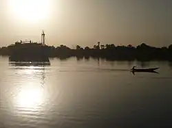 Coucher du soleil.
