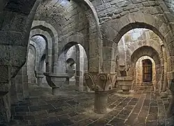 La crypte.