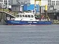 « Petit patrouilleur côtier » WSP4 de la Wasserschutzpolizei Basse-Saxe à Brake (Unterweser).