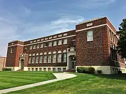 La high school.