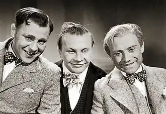 Kazimierz Wajda (Szczepcio), Stanisław Sielański, Henryk Vogelfanger (Tońcio)