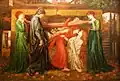 Dante Gabriel Rossetti, 1871. Le Rêve de Dante.