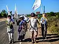 Marche sur la route