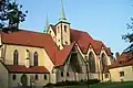 Vue de l’église de Wallenhorst-Rulle en Basse-Saxe, construite par Renard en 1927–1930
