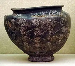 Bol à décor incisé (v. 1700-1550), Kerma. Musée des Beaux-Arts de Boston