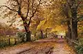 Herbstliche Allee, sans date