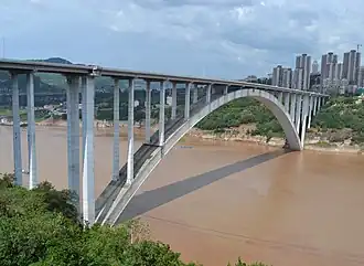 Le pont de Wanxian.