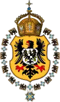 Armoiries de l'Empire allemand entre 1871 et 1889.