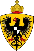Armoiries provisoires de l'Empire allemand en 1871.