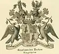 Johann Friedrich von der Decken&nbsp;(de) acquiert Ringelheim&nbsp;(de) en 1817 et reçoit un titre de comte primogéniture en 1833. Du point de vue du droit de noblesse, le titre d'aînesse perdure Les armoiries comprennent l'aigle, le lion et le grifon, comme les anciennes armoiries des comtes de Ringelheim,