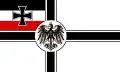 Drapeau de guerre de la Marine impériale allemande.