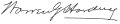 Signature de Warren G. Harding
