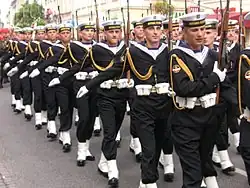 Marins de la marine polonaise, Varsovie, 2006.