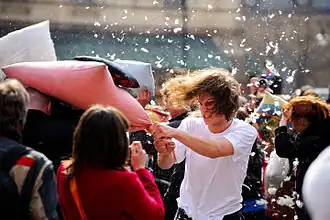 International Pillow Fight Day 2010 à Varsovie.