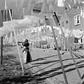 Blanchisserie à Volendam aux Pays-Bas, 1959.
