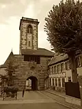 La tour de l’ancien château de Wasselonne, état en 2011.