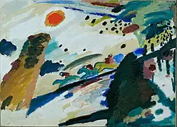 Romantic Landscape (1911), Lenbachhaus (Munich)