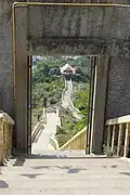 Escalier menant au temple