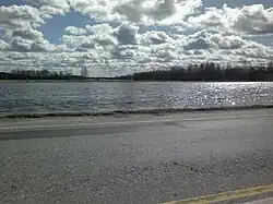 Champs inondés.