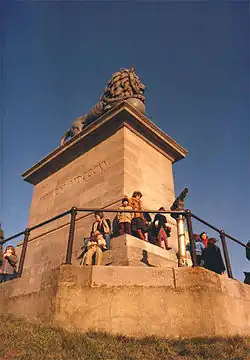 La butte du champ de bataille de Waterloo.