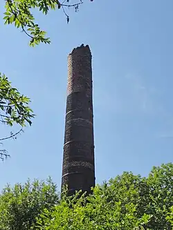 La cheminée.