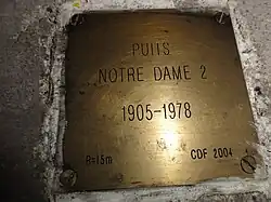 Puits Notre-Dame no&nbsp;2, 1905 - 1978.
