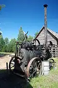Machine à vapeur dans la scierie